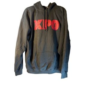 Unisex Black XPO Hoodie Pullover Sweatshirt Size 2XL 2TG